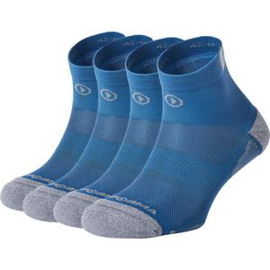 DOUBLE PACK BOSTON Lage Hardloopsokken - Antibacterieel - Blauw - Maat 36-38