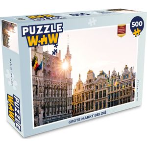 Puzzel Grote markt België - Legpuzzel - Puzzel 500 stukjes