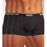 BOSS - Korte Boxershorts Power 3-Pack Donkerblauw 480 - Heren - Maat XL - Body-fit