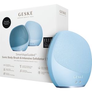GESKE Sonic Body Brush & Intensive Exfoliator | 7 in 1 | Elektrische borstel voor het hele lichaam | Met SmartSonic-pulsaties | Diepe reiniging, exfoliatie en massage | Ruwe huidverwijderaar