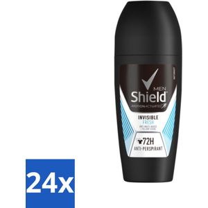 24 x Rexona Men - Invisible Fresh - Deo Roll-on - Anti-transpirant - 50 ml - Deodorant - Anti-transpirant - Rexona - Mannen - Roll-on