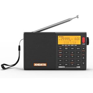 D808 Portable Digitale Radio - Draagbare Shortwave Ontvanger met FM, MW, SW, LW en SSB