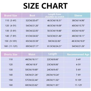 Turnpakjes voor Meisjes - Sprankelende Gymnastiekoutfits met Lange Mouwen en Korte Broek