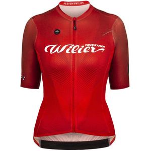 Wilier Team 2022 Korte Mouw Wielertrui Rood XS Vrouw