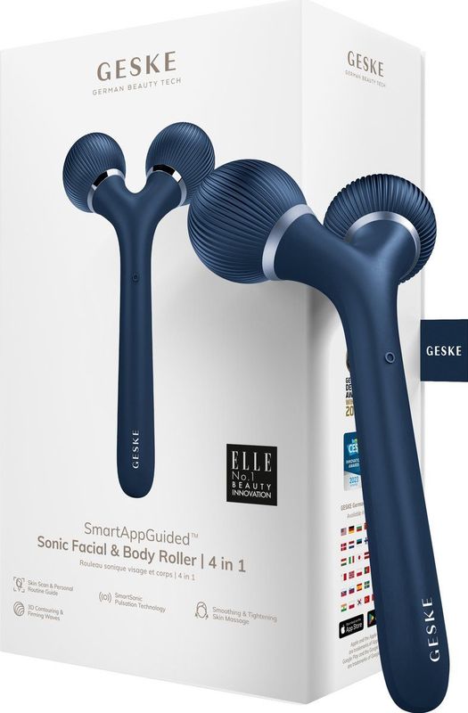 SmartAppGuided - Sonische Gezichts- en Lichaamsroller - 4 in 1 - Voor Alle Huidtypes