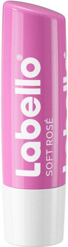 Labello Lippenbalsem Blister Soft Rose - 3 x 4,8 gr - Voordeelverpakking