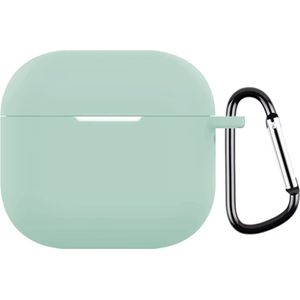 okido - Hoesje geschikt voor Airpods 4 - Siliconen case voor Airpods - Mint Groen - Case geschikt voor Apple AirPods 4 - Airpods hoes
