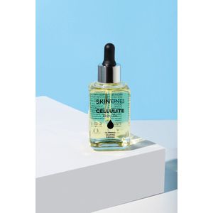 SKINTONE SKIN - Cellulite lichaams olie - Verstevigt bindweefsel - Stimulleert collageen - Vermindert Celullitus - Anti Cellulite Olie - Effectief op heupen - Dijen - Buik - Taille - Gladheid - Stevigheid - Huidverslapping - Verstrakking - Body Oil