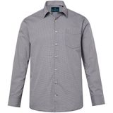 Boston Park - Heren - Boston Park overhemd lange mouwen kentkraag Comfort Fit - Navy blauw - Maat L