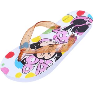 Witte meisjes teenslippers MINNIE Disney
