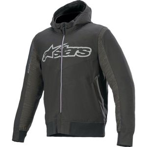 ALPINESTARS RHOD WINDSTOPPER MELANGE BLACK MOTORCYCLE HOODIE 2XL - Maat - Jas