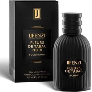 JFenzi - Eau de Parfum - Fleurs De Tabac Noir - 100ml - 80% * Hoge kwaliteit merk geuren *