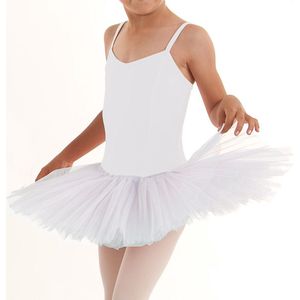 Tutu Rok | Ballerina Kostuum | Balletpakje met Tutu | Alista Dancer Pavlova | Wit | Maat 140 (12 Jaar)