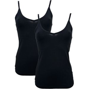 After Eden - My Basic - Singlet - Zwart - 2-pack - Dames