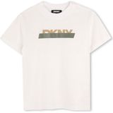 DKNY - D62434 - T-shirt - Wit - Korte Mouwen