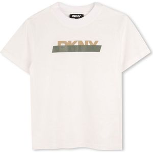 DKNY - D62434 - T-shirt - Wit - Korte Mouwen