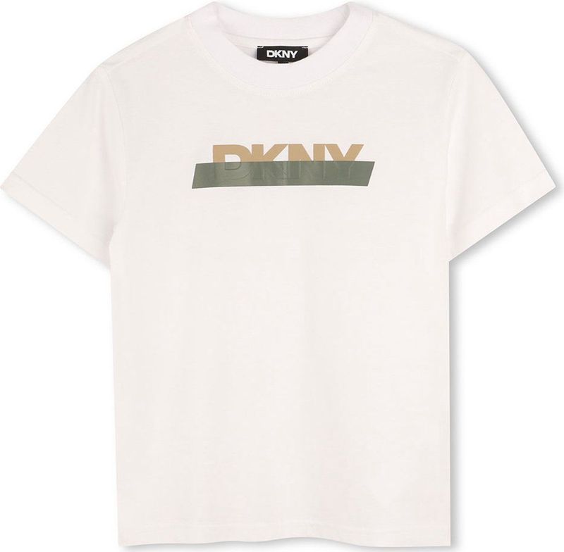 DKNY - D62434 - T-shirt - Wit - Korte Mouwen