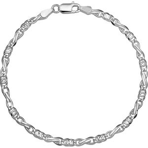 The Jewelry Collection Armband Valkenoog 3,5 mm - Zilver