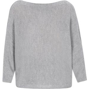 DreiMaster - Vintage - Trui - Grijs gemêleerd - Vleermuismouwen