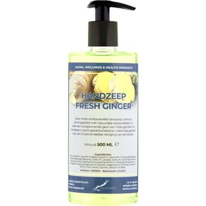 Handzeep Fresh Ginger 500 ml - met gratis pompje - set van 3 stuks