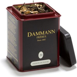Dammann Frères - Passion de Fleurs - Losse Thee - Witte Thee - Kan zowel met warm als met koud water - 60 gram losse thee