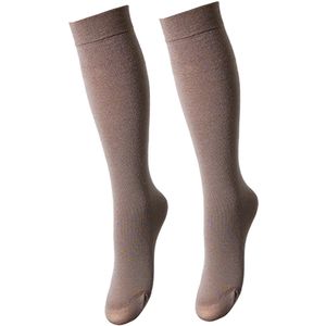 Jennifer 100 Denier Merino Wol Doorzichtige Kniehoge Sokken - Fashion Wear - Vrouwen