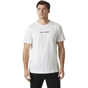Helly Hansen - Core - T-shirt - Wit - Katoen - Korte Mouwen
