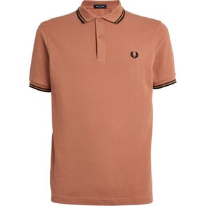 Fred Perry Twin Tipped Polo Shirt Light Rust