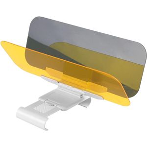 Anti-verblindingsspiegel Geel+Zwart 32x16x6cm - Automatisch Dimmend voor in de Auto