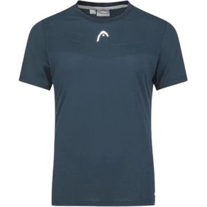 Head Dames T-Shirt Performance Blauw Padel Maat XXL