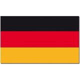Vlag Duitsland 90 x 150 cm feestartikelen - Duitsland landen thema supporter/fan decoratie artikelen