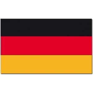 Vlag Duitsland 90 x 150 cm feestartikelen - Duitsland landen thema supporter/fan decoratie artikelen