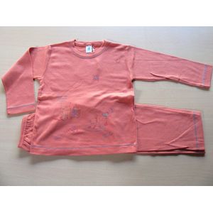Petit Bateau - Pyjama -Raket - Orange - 100% katoen - 4jaar  104