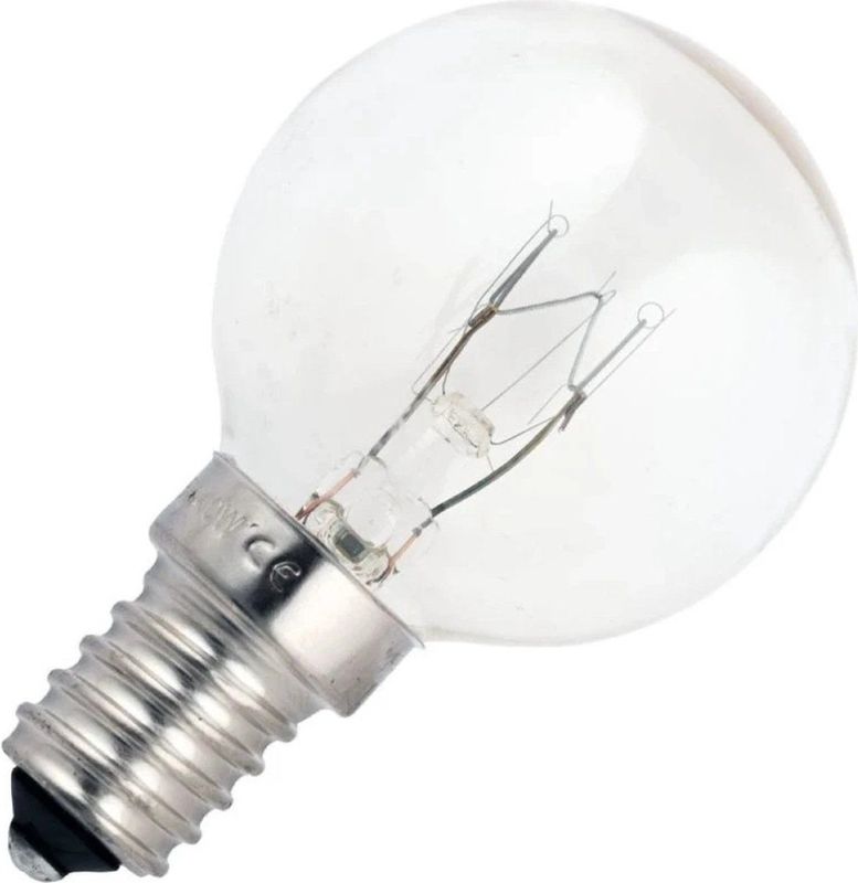 Schiefer - E14 Kogel Gloeilamp - Helder Glas - 40W - Dimbaar