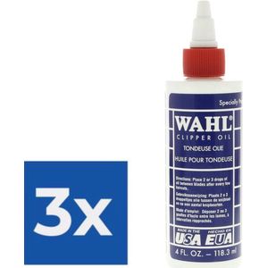 Wahl - Tondeuse Olie - 118 ml - 3 Stuks Voordeelverpakking