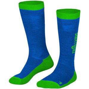Trollkids Ski Half Lange Sokken Blauw EU 31-34 Jongens,Meisjes