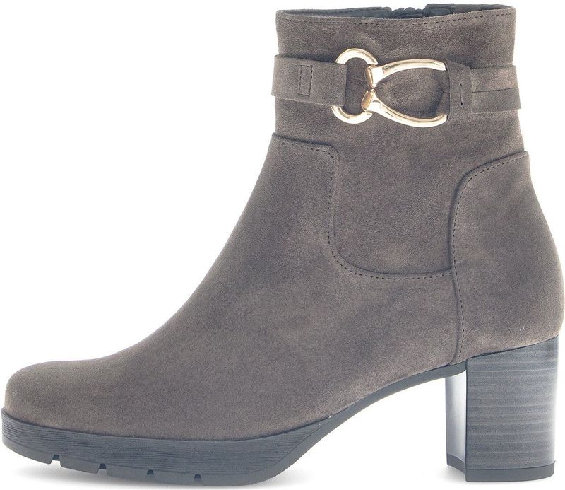 Gabor - St. Tropez - Enkellaarsjes - Taupe - Blokhak - Zakelijke