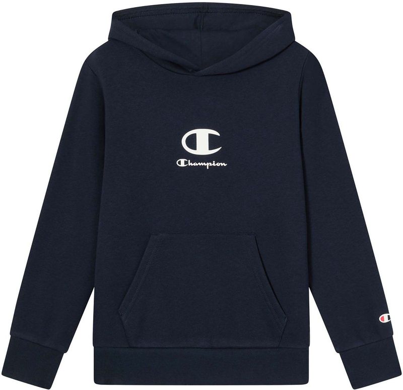 Champion - Sweatshirt - Marineblauw - Met Capuchon - Kind
