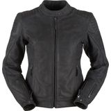 FURYGAN DEBBIE LADY BLACK LEATHER MOTORCYCLE JACKET S - Maat - Jas