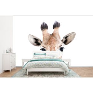 Giraffe - Dieren - Natuur - Portret - Behangpapier