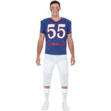 FUNIDELIA American Football kostuum voor mannen - Maat: XL - Blauw