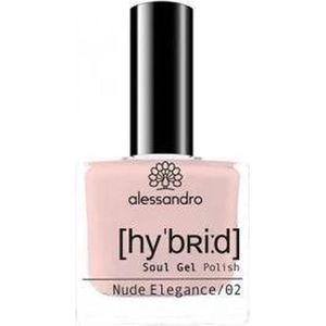 alessandro Hybrid Colour Nude Elegance nagel gel coat