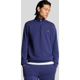Lyle & Scott - Loopback 1/4 Zip Sweat - Blauw - Sweatshirt