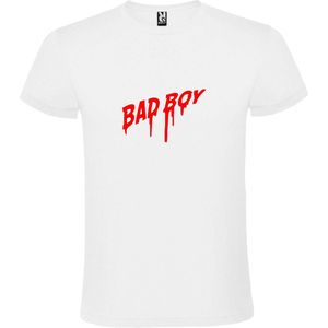 Wit T-Shirt met “ BadBoy “ afbeelding Rood Size XXXXL