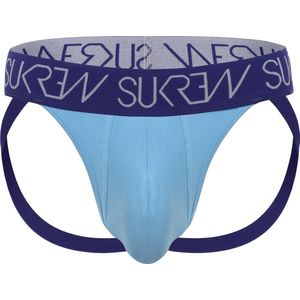 Sukrew Jockstrap Sky Blauw/Indigo - Maat M - Heren Ondergoed