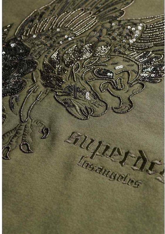 Superdry - Oversized hoodie met tattoo - Dames - Hoodies