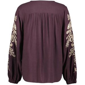 DIDI Dames Blouse Porto Chocolate brown maat 34