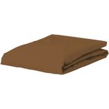 ESSENZA The Perfect Organic Jersey Hoeslaken Leather brown - 90-100 x 200-220 cm