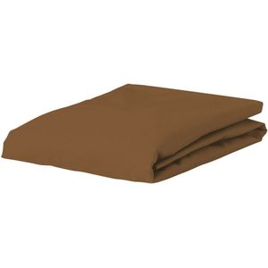 ESSENZA The Perfect Organic Jersey Hoeslaken Leather brown - 90-100 x 200-220 cm