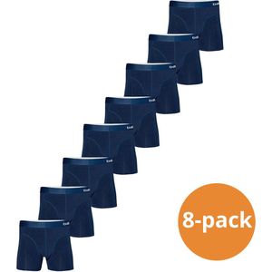 Apollo - Bamboe Boxershorts - Donkerblauw - 8-pack